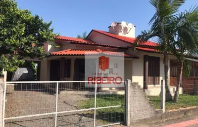 Casa com 3 dormitórios à venda, 150 m² por r$ 380.000,00 - vila santa catarina - são joão do sul/sc