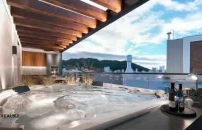 Cobertura com 3 quartos à venda na rua dos gerânios, 48, praia de palmas, governador celso ramos por r$ 2.905.000