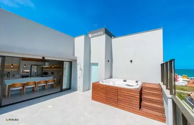 Cobertura com 3 quartos à venda na dos araçás, 295, praia de palmas, governador celso ramos por r$ 3.295.000