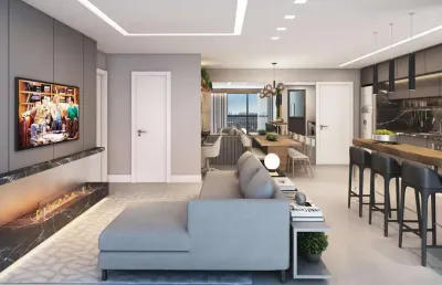 Apartamento com 2 quartos à venda na avenida presidente affonso camargo, 1773, cristo rei, curitiba por r$ 798.800