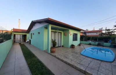 Casa 04 dorm à venda no bairro capão novo - 3 vagas de garagem