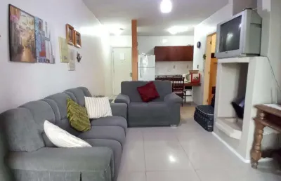 Apartamento 01 dorm e meio à venda no bairro capão novo - 1 vaga de garagem