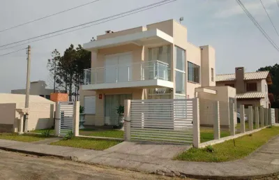 Casa 05 dorm à venda no bairro capão novo - 3 vagas de garagem