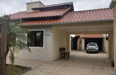 Casa 03 dorm à venda no bairro capão novo - 3 vagas de garagem