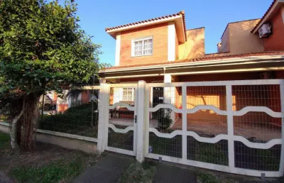 Sobrado 02 dorm à venda no bairro capão novo - 1 vaga de garagem