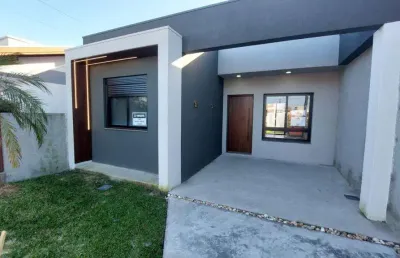 Casa geminada 2 dorm à venda no bairro nova guarani com 72 m² de área privativa - 2 vagas de garagem