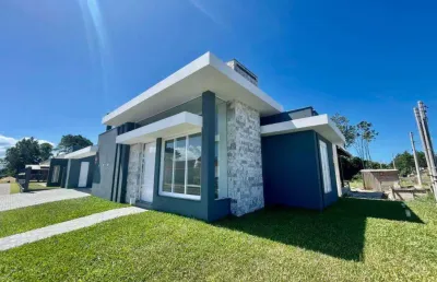 Casa 03 dorm à venda no bairro capão novo com 95 m² de área privativa - 2 vagas de garagem