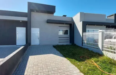 Casa geminada 3 dorm à venda no bairro nova guarani com 67 m² de área privativa - 1 vaga de garagem