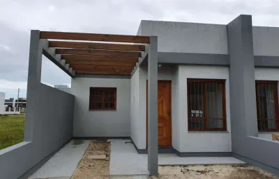 Casa geminada 2 dorm à venda no bairro nova guarani com 150 m² de área privativa - 2 vagas de garagem