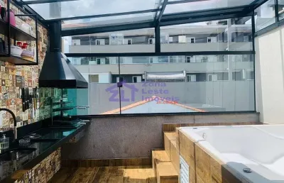 Maravilhoso sobrado de condomínio com 3 suites e terraço gourmet com jacuzzi à venda, 180 m² por r$