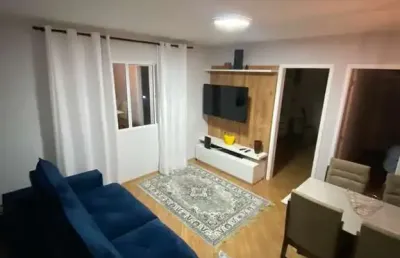 Apartamento térreo mobiliado para venda com 2 dormitórios no parque do zuzo.
