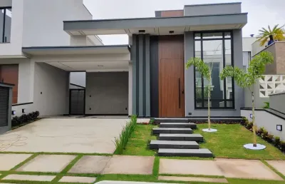 Casa térrea para venda com 3 suítes e piscina no condomínio mosaico da serra.