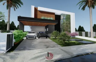 Casa nova térrea para venda com 4 suítes e piscina no mosaico essence em mogi.