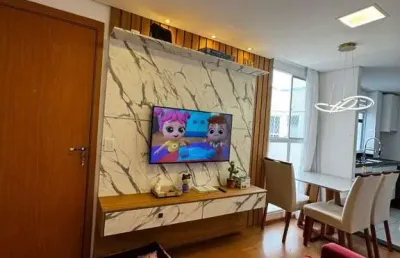 Apartamento mobiliado para venda com 2 dormitórios no condomínio morada paulista