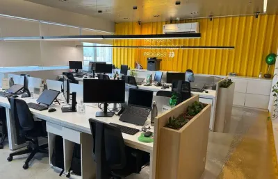 Sala comercial para locação com 145m² no helbor concept life no jardim armênia.