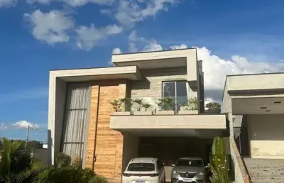 Sobrado para venda com 4 suítes e piscina no condomínio mosaico essence.