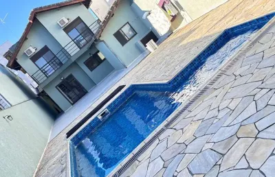 Sobrado para venda com 3 dormitórios e piscina na vila suissa em mogi das cruzes