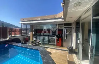 Cobertura com 3 quartos à venda na rua teodoro da silva, vila isabel, rio de janeiro, 130 m2 por r$ 950.000