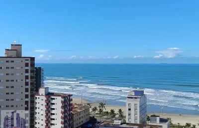 Apartamento com vista mar 2 dormitórios, 2 suítes no caiçara
