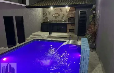 Casa em condomínio fechado com 2 quartos à venda na Avenida Professor Daijiro Matsuda, 540, Balneário Maracanã, Praia Grande