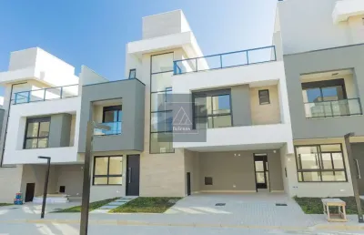 Santa felicidade - sobrado em condomínio fechado. 3 suítes. 2 vagas. 169 m² privativos.