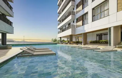 Apartamento para venda em são josé, praia comprida, 2 dormitórios, 2 suítes, 3 banheiros, 1 vaga