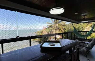 Apartamento com 2 dormitórios vista oceânica loteamento joão batista julião, guarujá/sp