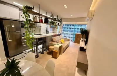Apartamento com 1 dormitório ao lado da unifesp  em vila matias, santos/sp