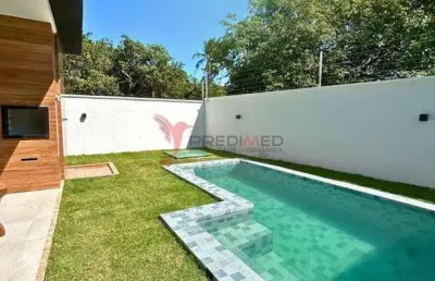 Casa nova com 4 suites , deck com churrasqueira e piscina ,no eusébio, perto de fortaleza