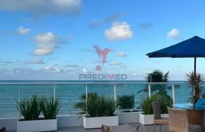 Oportunidade. vende-se flat pronto a investir. na beira-mar do cabo branco
