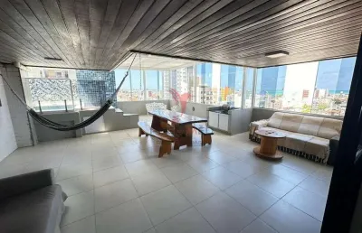 Linda cobertura.com vista mar, piscina no terraço,no bessa