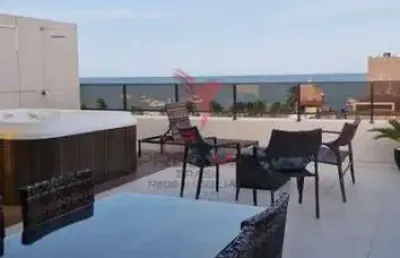 Lindo apartamento , cobertura ,mobilado, para aluguel,  2 quartos, área gourmet em tambaú