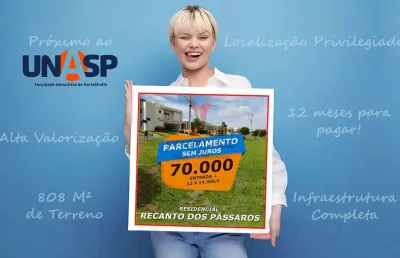 Terreno a venda no recanto dos pássaros: 808 m² de oportunidade