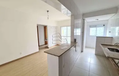 Apartamento para venda em santos, josé menino, 2 dormitórios, 1 banheiro, 1 vaga