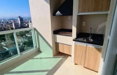 Apartamento para venda em santos, ponta da praia, 2 dormitórios, 2 suítes, 4 banheiros, 2 vagas