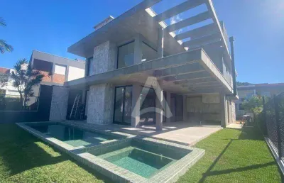 Casa com 4 dormitórios à venda, 333 m² por r$ 4.300.000,00 - campeche - florianópolis/sc