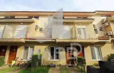 Casa em condomínio fechado com 3 quartos à venda na rua júlio dias de souza, 175, aberta dos morros, porto alegre por r$ 330.000