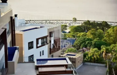 Casa em condomínio fechado com 3 quartos à venda na rua maracá, 186, vila assunção, porto alegre por r$ 3.990.000