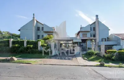 Casa em condomínio fechado com 3 quartos à venda na avenida jacuí, 1248, cristal, porto alegre por r$ 670.000