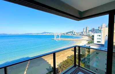 Apartamento alto padrão pé na areia no centro de itapema/sc