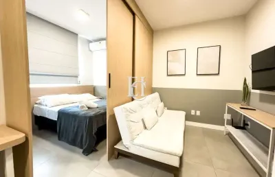 Excelente oportunidade de investimento: studio mobiliado à venda no centro de florianópolis/sc