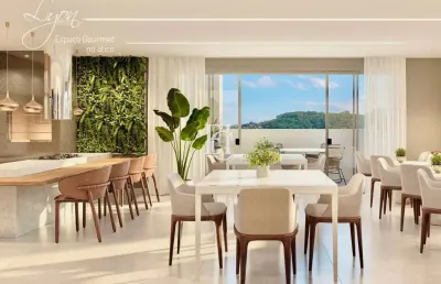 Apartamento novo com churrasqueira e acabamentos premium no kobrasol