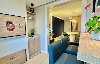 Apartamento finamente mobiliado à venda em barreiros, são josé/sc