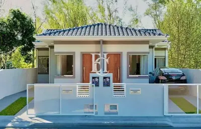 Casa térrea em construção à venda – loteamento lisboa iii, são josé/sc