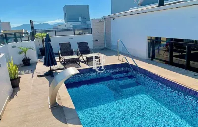 Cobertura à venda com vista privilegiada no estreito | florianópolis/sc