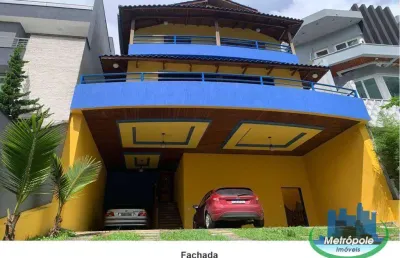 Sobrado com 4 dormitórios à venda, 420 m² por r$ 1.550.000,00 - cidade parquelandia - mogi das cruzes/sp