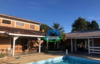 Chácara com 4 dormitórios à venda, 2754 m² por r$ 3.900.000,00 - jardim estância brasil - atibaia/sp