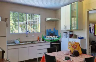 Chácara com 4 dormitórios à venda, 4000 m² por r$ 1.100.000,00 - jardim são joão - guarulhos/sp