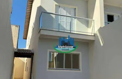 Sobrado com 3 dormitórios à venda, 130 m² por r$ 750.000,00 - jardim cumbica - guarulhos/sp