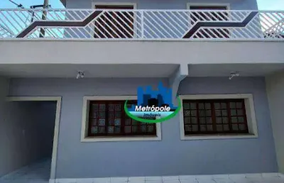 Sobrado com 4 dormitórios para alugar, 230 m² por r$ 6.300,00/mês - vila galvão - guarulhos/sp